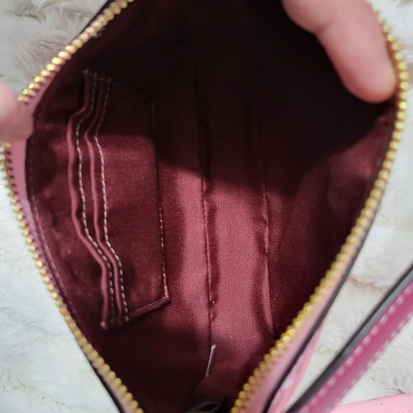 Coach Pink Cherry Print Nolita and Cardholder Set - Picture 4 of 5